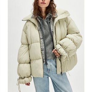 FREE PEOPLE COTTON CANDY PUFFER COAT NWT SIZE XL MSRP $168